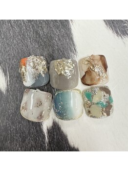 フットワンカラー＋選べるアート