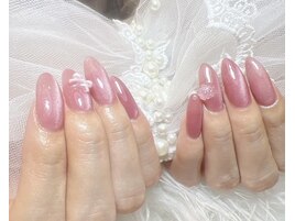 マグネットネイル/ピンクネイル