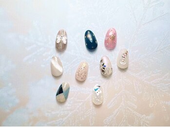 ギャザーパーティー 乃木坂店(gatherparty)/シーズンネイル【Winterネイル】