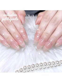 プティポルト(petite porte)/ちゅるん艶で美爪ピンクベージュ