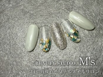 ミントグリーン×シェル
