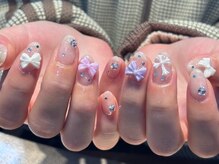 シェリーラメール 渋谷(cherielamer)/リボンネイル