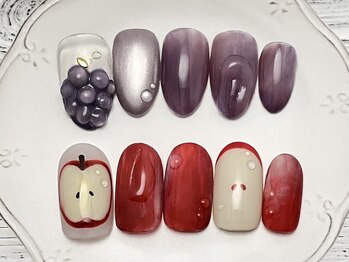 ラ カゼッタ(La casetta)の写真/【上下:プレミアムアート￥11,900】どのコースも丁寧なケア&美容保湿付！美しい自爪へ導きます♪