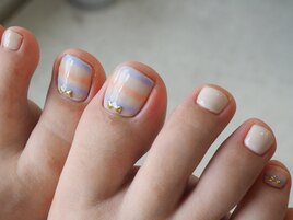 【フット】ミルキーボーダー