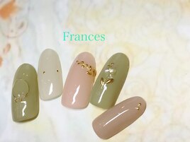 シェルお花ネイル