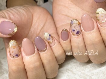 アネラ(ANELA)/クリアフラワーネイル