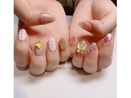 蝶々ネイル