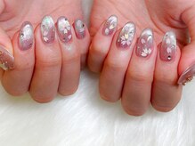 ルアナ(Luana.)/マグネット×桜ネイル