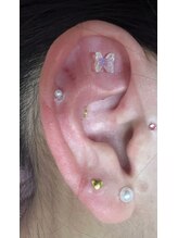 サロン デ リブレ 加古川店(salon de Libre)/クリアパーツで上品な印象にも☆