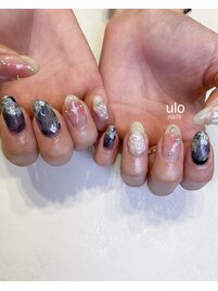 ニュアンスとキラキラチーク