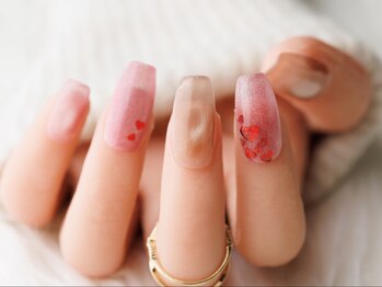 エムスラッシュネイル 本牧店(M SLASH)/バレンタインネイル