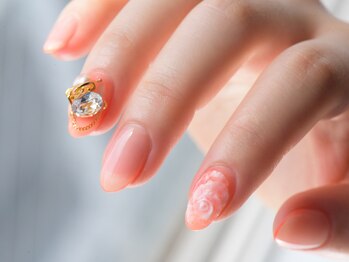 ソウ 難波店 nail salon Sou/薄め3Dバラnail