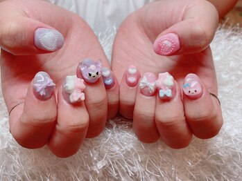 レアネイル 新宿(le'a nail)/キャラクターネイル