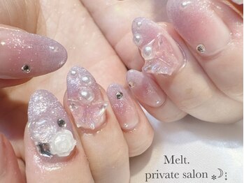 メルト(Melt.)の写真/持ち込みデザイン大歓迎★周りと被らないワンランク上のネイルを楽しみたい方に◎《つけ放題120分¥11800》