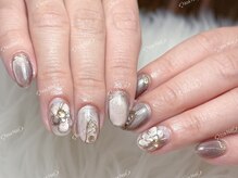 ノア ネイル(Noa Nail)/持ち込みデザイン　フラワー
