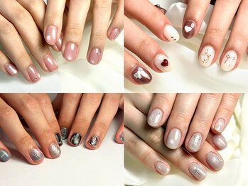 パダアット ヴァラネイル 天神南店(PADA at VALLANAIL)の写真/【天神南駅2分】韓国の人気｢VALLAネイル」ジュエリーのようなツヤ感でショートも可愛い♪ワンカラー¥3980☆