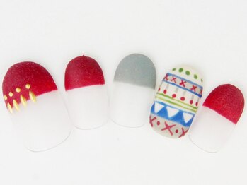 ネイルサロン ドレリッチ 大宮店(drerich)/【6990】ノルディックフレンチ