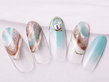 モンスリール 麻布十番(Mon Sourire)/波打ちネイル