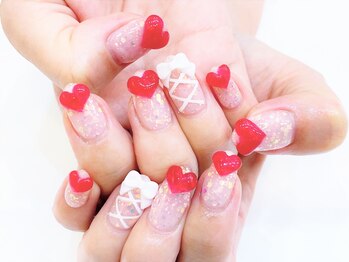 ネイルコレクション ピンク(Nail Collection Pink)/ジェル放題★さきっちょハート