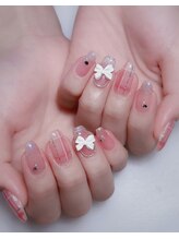 サムズアップネイル(thumbs up nail)/ハンド自由デザイン