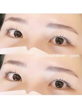 ソル(sol)/ハリウッドブロウリフト+パーマ