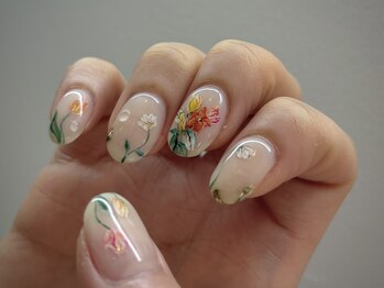 ジュイール(Jouir)/手描きフラワー