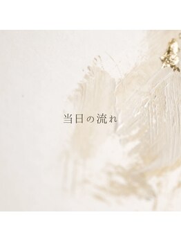 モアビューティー 紙屋町店/当日の流れをご案内いたします。