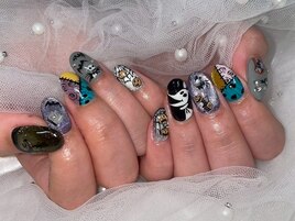 ハロウィンネイル