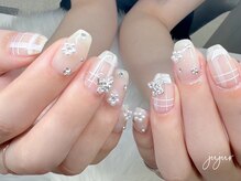 ジュジュル 稲毛本店(jujur)/ツイードデザインネイル