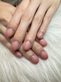 オフィスネイル♪ピンクグラデ