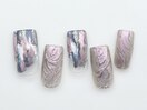 ニュアンスネイル　ぬりかけ