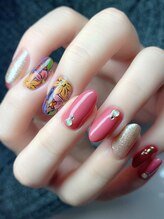 キャプラスネイル プリマ/January monthly art