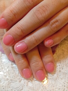 ネイル アンド ボディ ローサ(ROSA)/うる艶カラー 桜貝ネイル