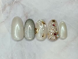 クリスマスネイル
