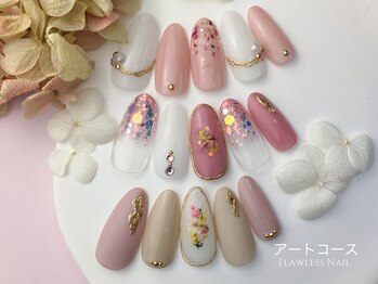 フローレスネイル 新宿西口店(FlawlessNail)/【定額アート】オフ込み8000円