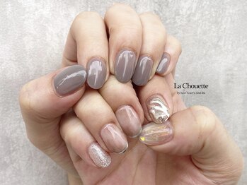 ラ シュエット(La Chouette by luve heart's And Be)/【グレージュ】4本ART￥6500～