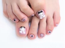 ネイルコレクション ピンク(Nail Collection Pink)/フットジェル放題★３Ｄうさぎ