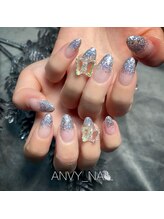 ネイルサロン あんび/ラメグラデーション