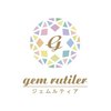 メナードフェイシャルサロン ジェムルティア(gem rutiler)ロゴ