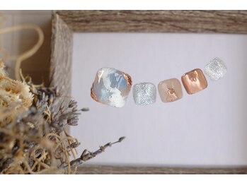 ファストネイル 大宮西口駅前店(FAST NAIL)/フット チェック柄 【11695】