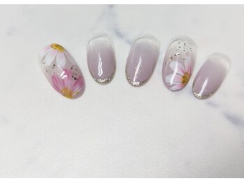 サカスネイル(sacasu.nail)/定額ボリュームコース/コスモス