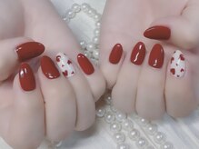 キラキラネイル 川口 南鳩ヶ谷店/可愛いハートデザイン