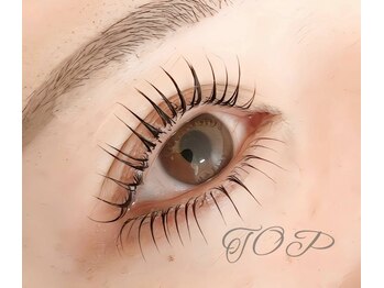 トップ(TOP)の写真/まつげパーマ×まつエクの組み合わせ《エクステパーマ》が流行中☆よりくっきりハッキリしたまつげで印象UP