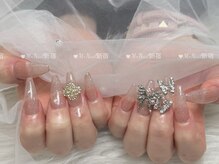 エムプラスネイル 新宿(M+Nail)/長さ出し★ワンカラー