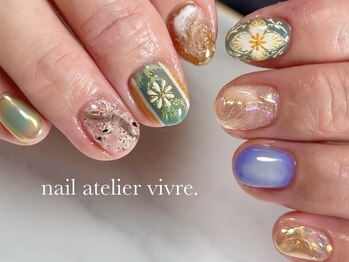 手描き/タイル/ニュアンス