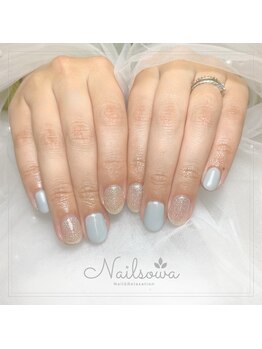 ソワ(sowa)/さりげなくおしゃれくすみブルー