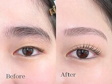 ミーナ 鍋島店(mina)/アイブロウWAX＋まつげパーマ上