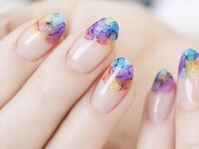 ノーラスリエン(Nolaslien)/梅雨ネイル　紫陽花パラジェル　