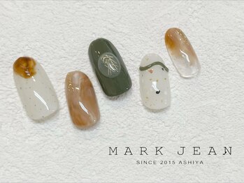 マークジーン 姫路(MARK JEAN)/93. カーキ カジュアル ネイル