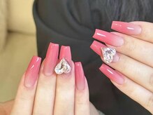 ダークハニー 池袋店(Dark Honey)/ピンクグラデはあとパーツネイル